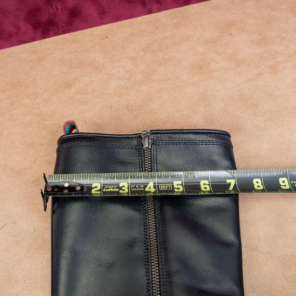 Sofft Woman Black Leather Comfortable Western Riding Zip Knee Boots size 6.5 - Picture 6 of 9